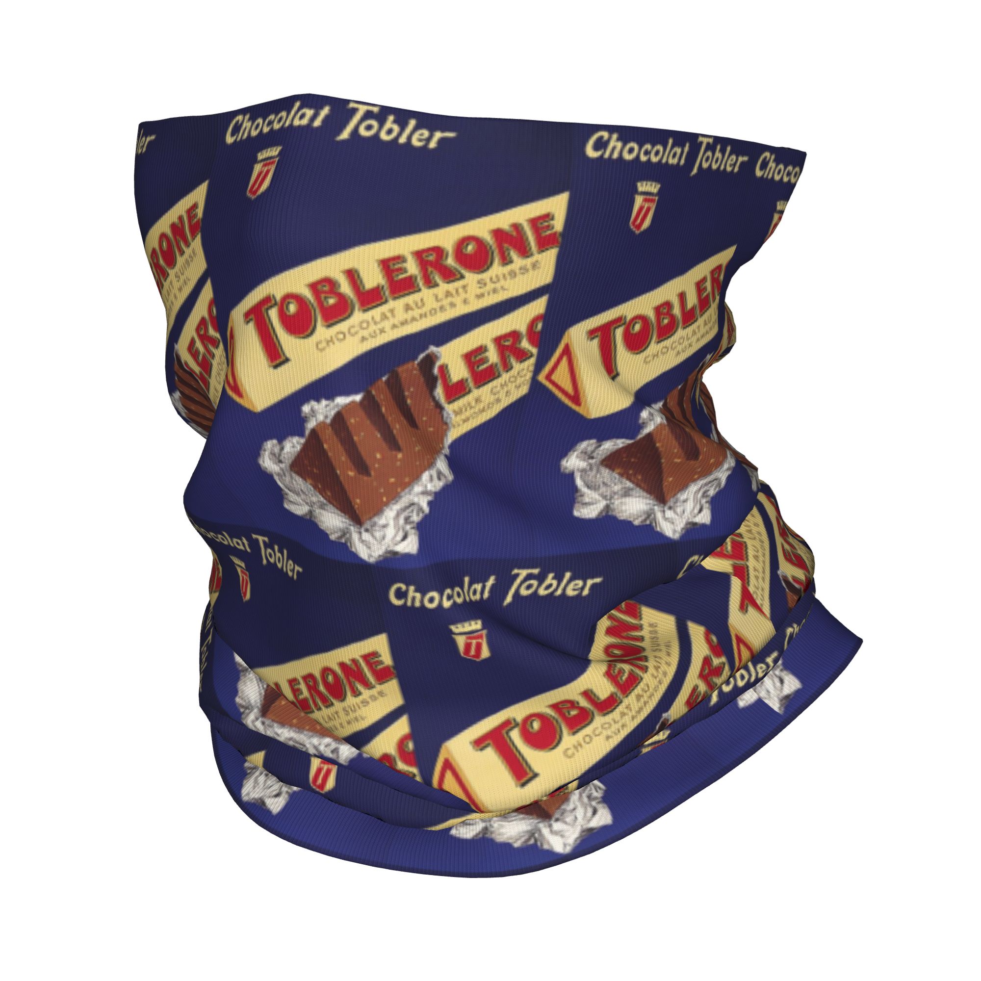Neck Gaiter Fleece - チョコレート トブラーロン 1959 ティム プリント バンダナ