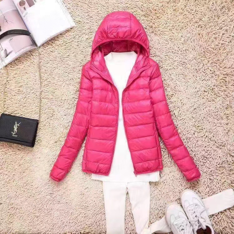 レディース パフジャケット 15色展開 大きいサイズ 5XL - Down Jacket Packable のレビューと価格