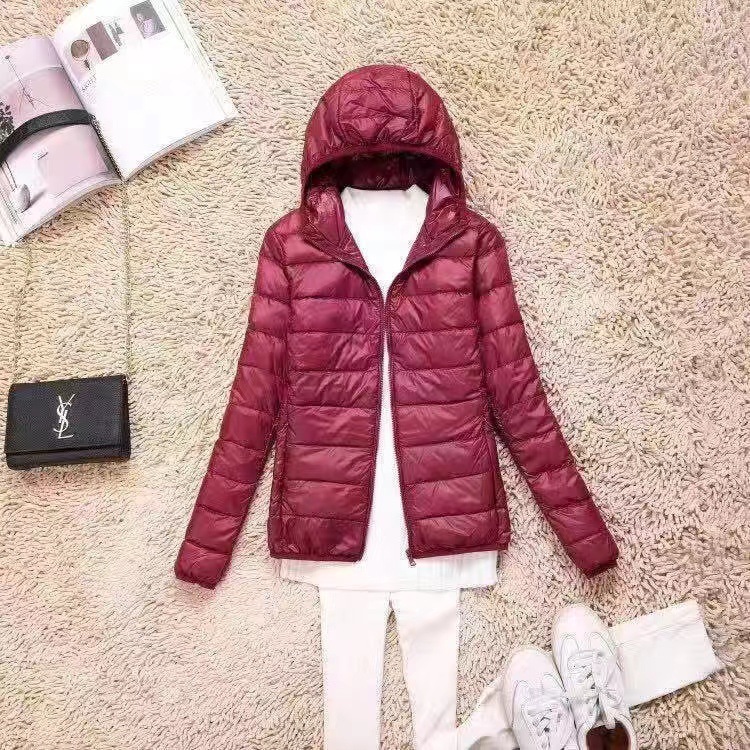 レディース パフジャケット 15色展開 大きいサイズ 5XL - Down Jacket Packable のレビューと価格