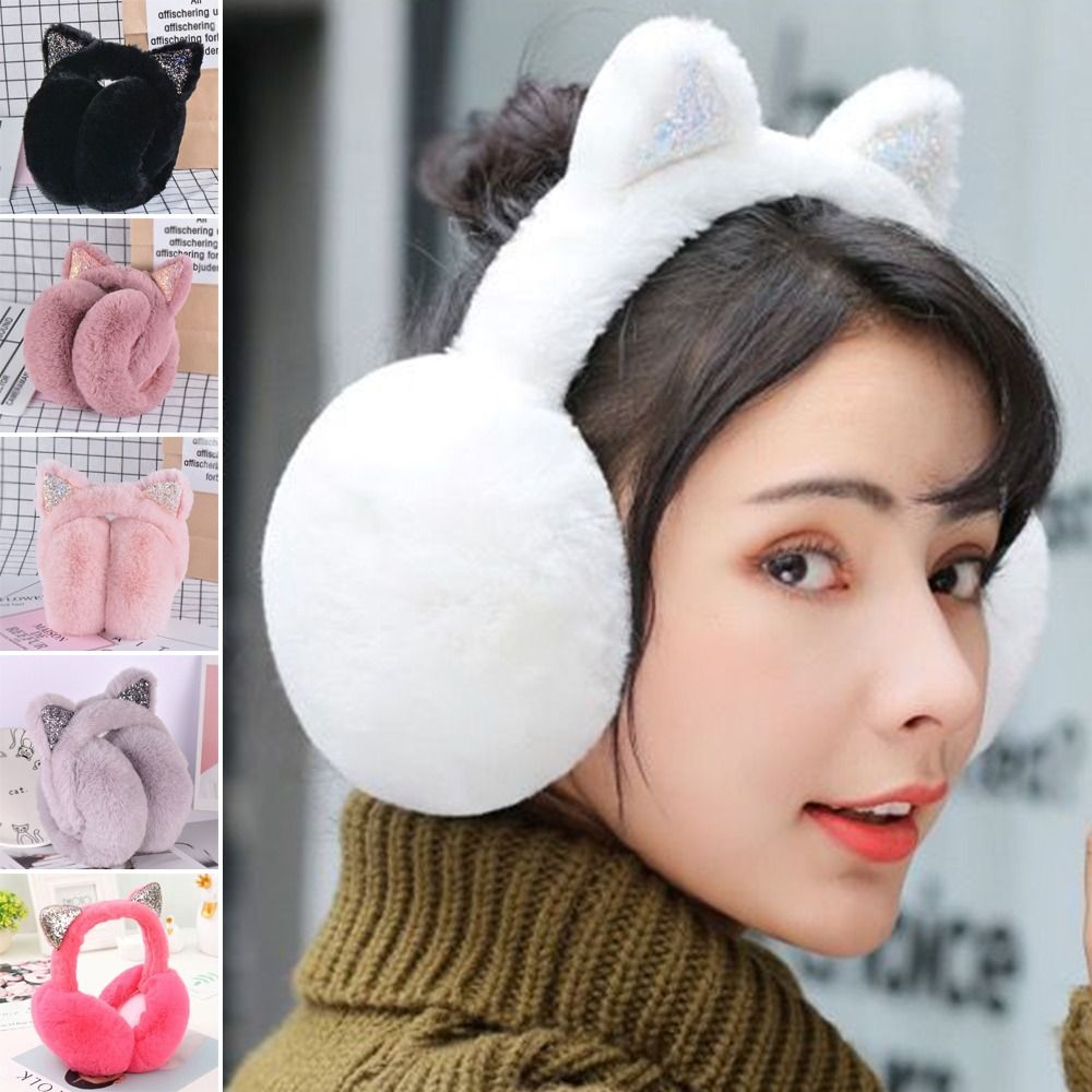 かわいいウサギのデザイン動物の耳耳当て帽子カエル動物スタイル - Earmuffs Foldable のレビューと価格