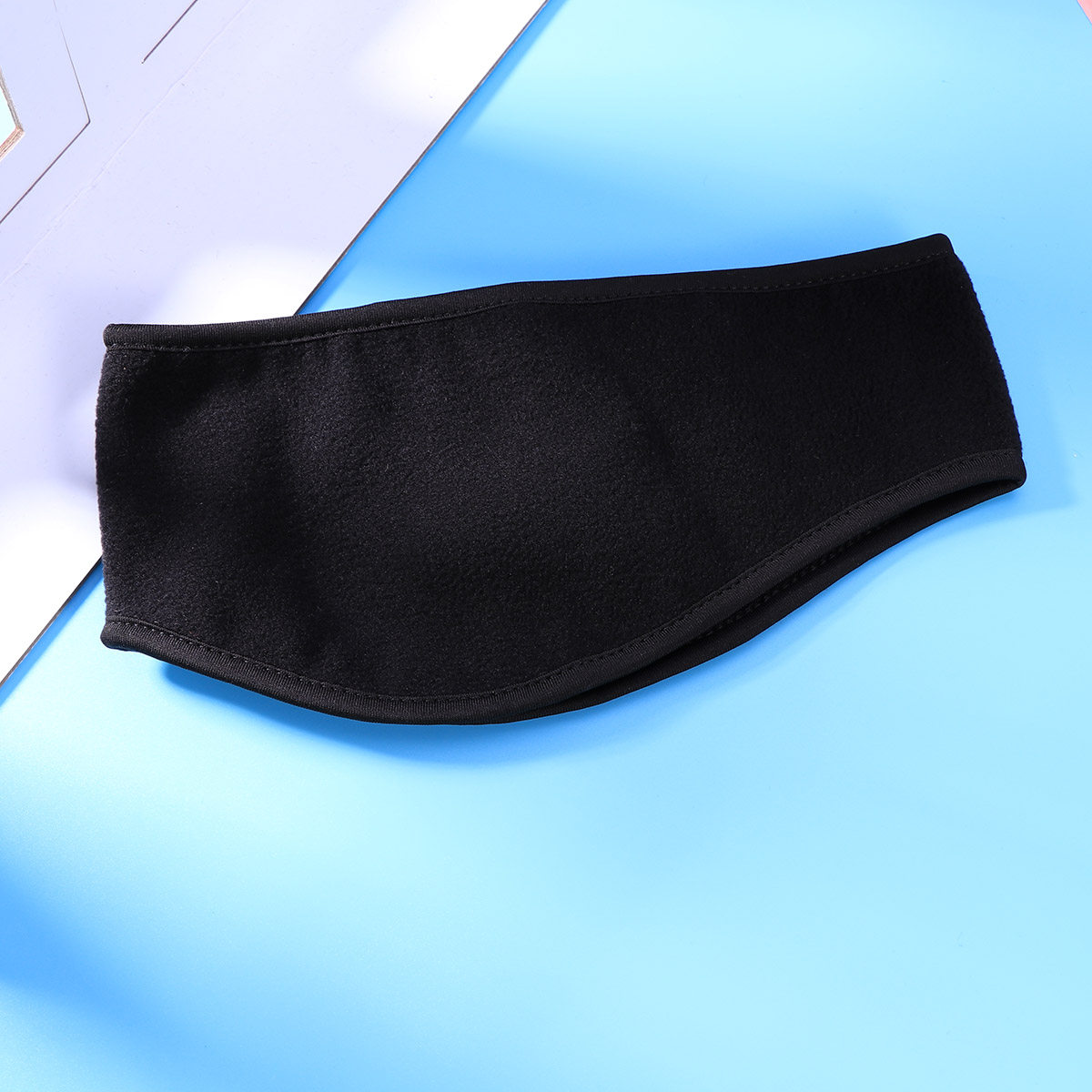 ユニセックス ブラック イヤーウォーマー 冬用ヘッドバンド  - Fleece Ear Warmer Band のレビューと価格