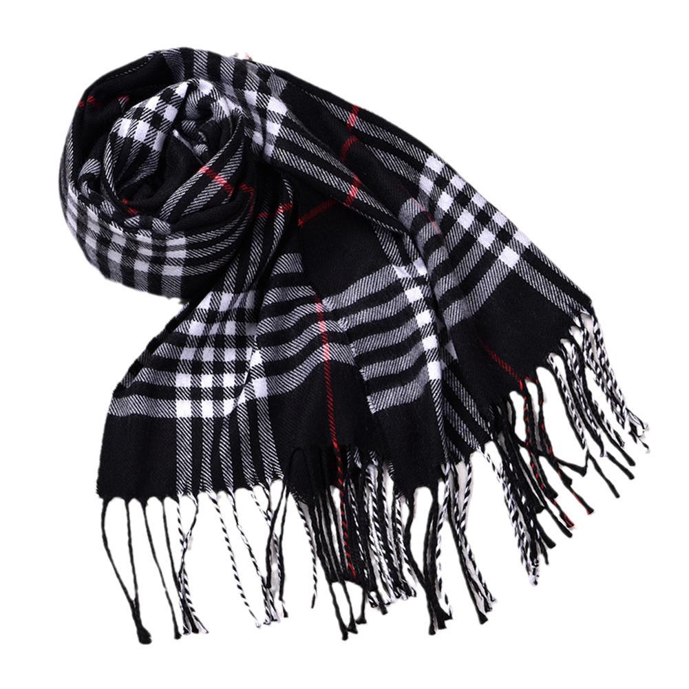 英国スタイルの冬のスカーフフェイクカシミアカップルショール、 - Wool Scarf Men のレビューと価格