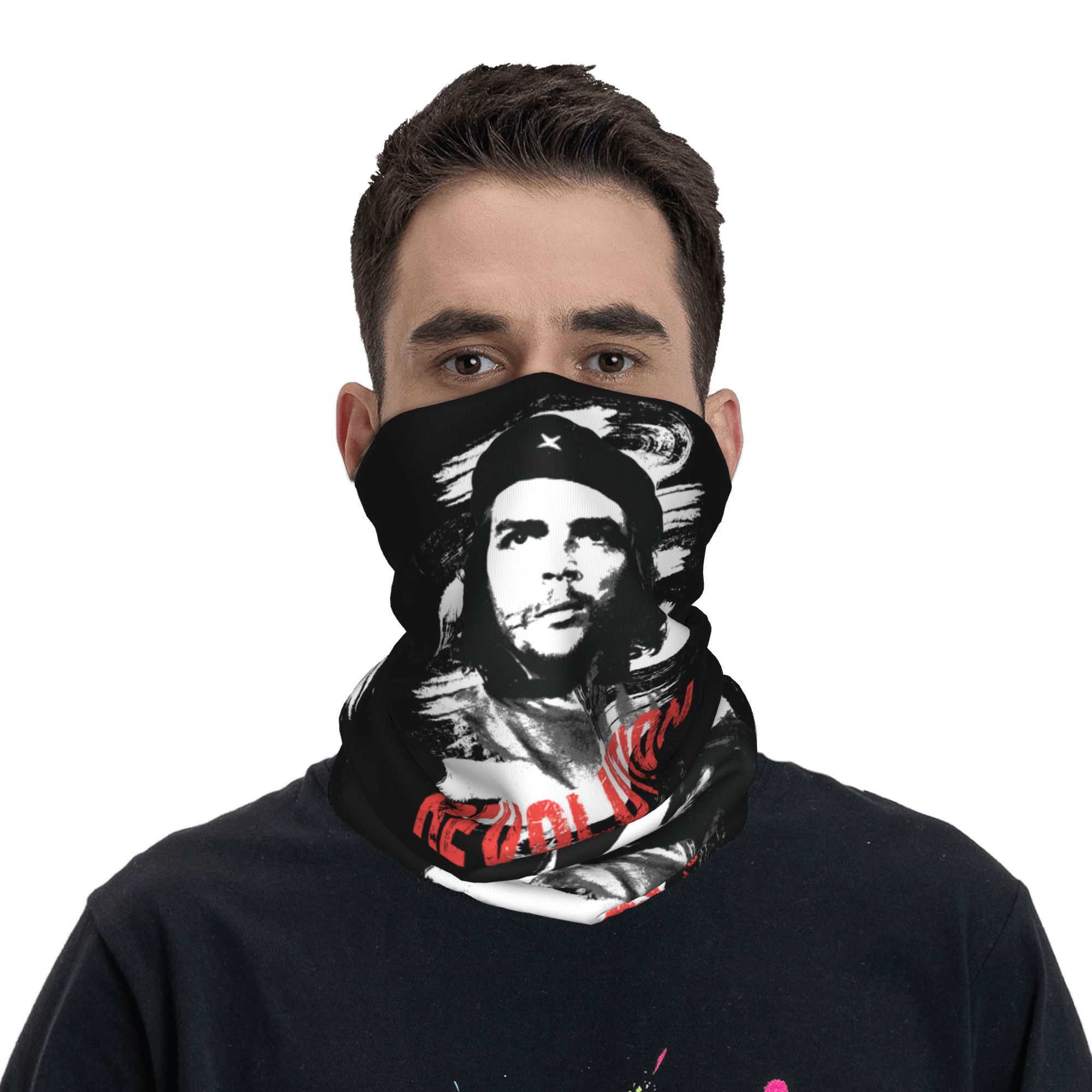 カスタムチェ・ゲバラ革命バンダナネックウォーマー男女兼用冬用 - Neck Gaiter Fleece のレビューと価格