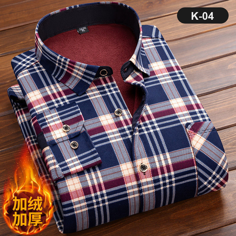 男性用長袖チェック柄シャツ、厚いフリースライン、ソフトカジュ - Flannel Shirt Lined のレビューと価格